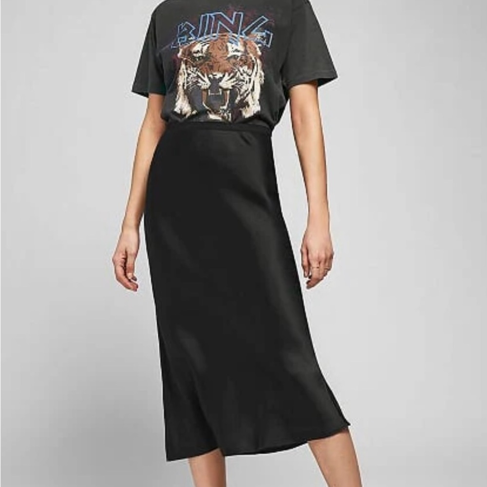 Anine Bing Bar Silk Skirt